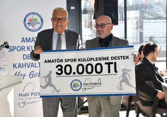 Başkan Posbıyık, Amatör Spor Kulüplerine Destek Verdi