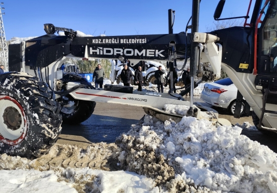 Kdz. Ereğli Belediyesi’nin Karla Mücadele Mesaisi Sürüyor