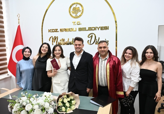 06.06.2026 Tarihine Yoğun İlgi: Kdz. Ereğli'de 38 Çift Dünyaevine Girdi