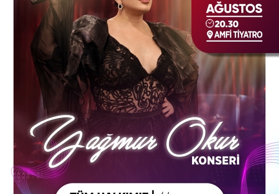 Yaz Etkinlikleri Yağmur Okur Konseri İle Devam Ediyor