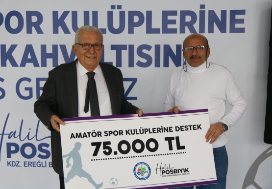 Başkan Posbıyık, Amatör Spor Kulüplerine Destek Verdi