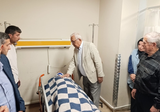 Başkan Posbıyık, Yaralı İşçileri Ziyaret Etti