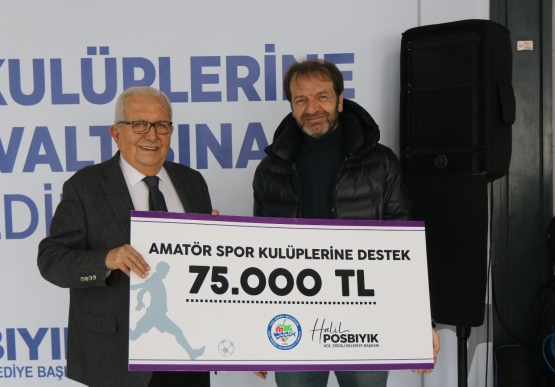 Başkan Posbıyık, Amatör Spor Kulüplerine Destek Verdi