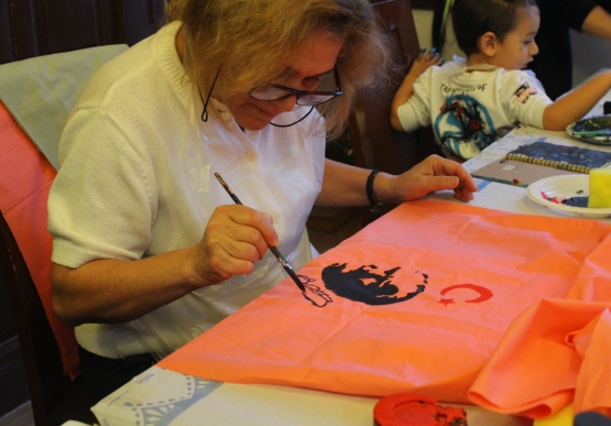 Atatürk Odaklı Tahta Baskı Atölyesinde Anlamlı Anlar